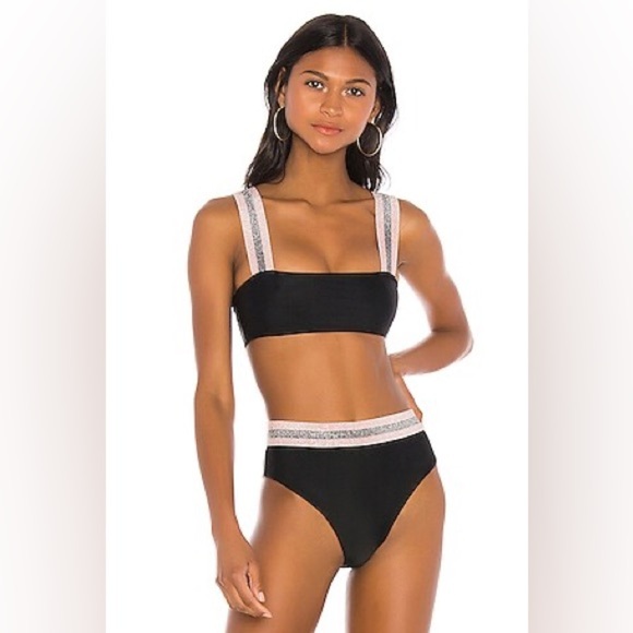TULAROSA Otto Bikini in Black - Picture 1 of 5